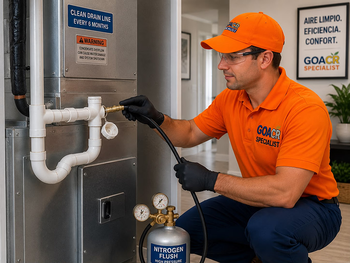 Condensate Drain Cleaning