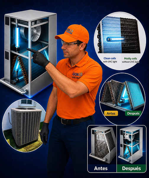 UV Light Installation